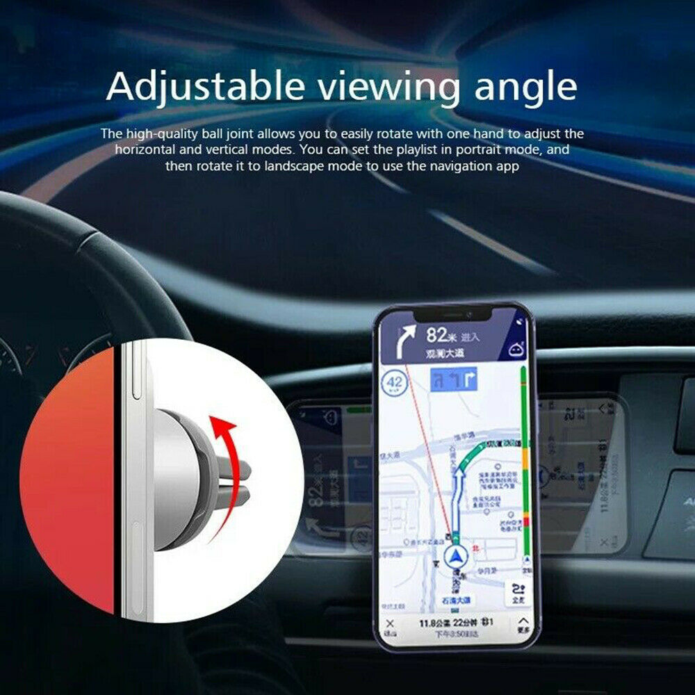 New Car Mount Wireless Fast Charger Phone Mount Holder For iPhone Mini /Pro/Max Magnetic Wireless Chargers Car Air Vent Stand Mount Phone Holder Fast Charging Station For iPhone