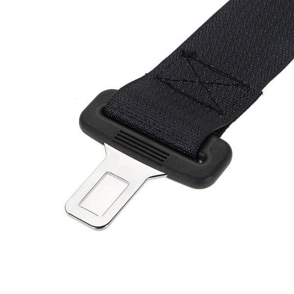 1 PC Black Car Seat Belt Extension Extender Safety Buckle Receiver