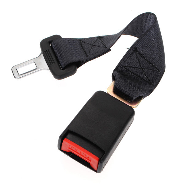 1 PC Black Car Seat Belt Extension Extender Safety Buckle Receiver