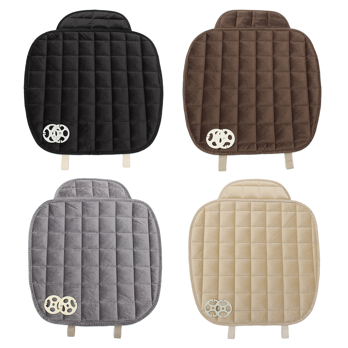 Universal Square Sponge Front Row Car Seat Cover Small Mat Auto Chair Cushion