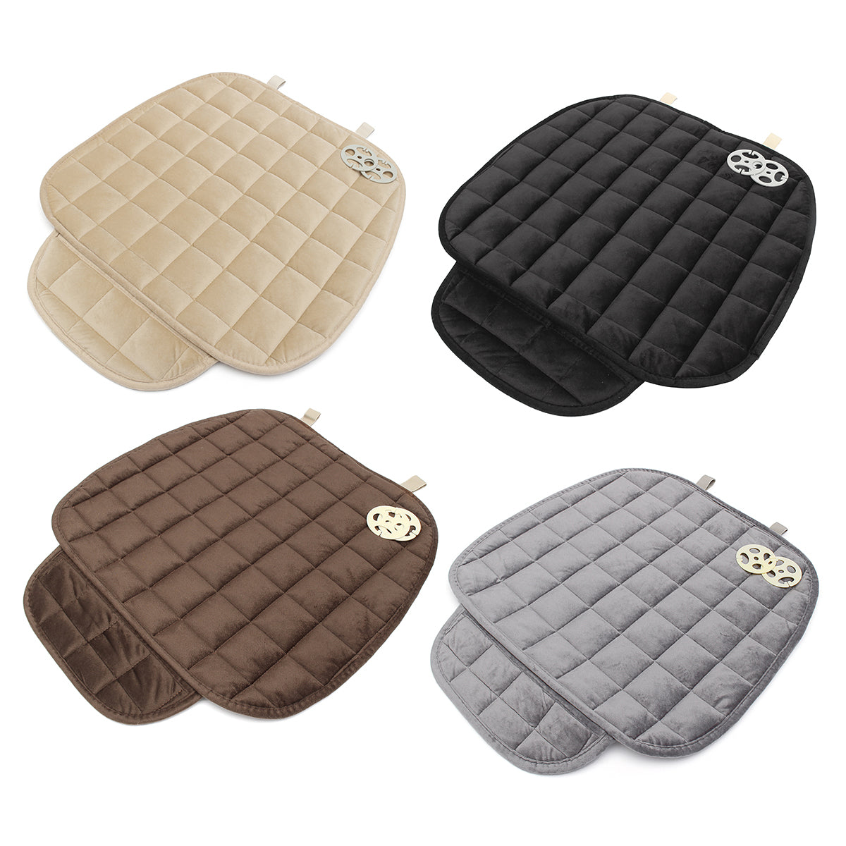 Universal Square Sponge Front Row Car Seat Cover Small Mat Auto Chair Cushion