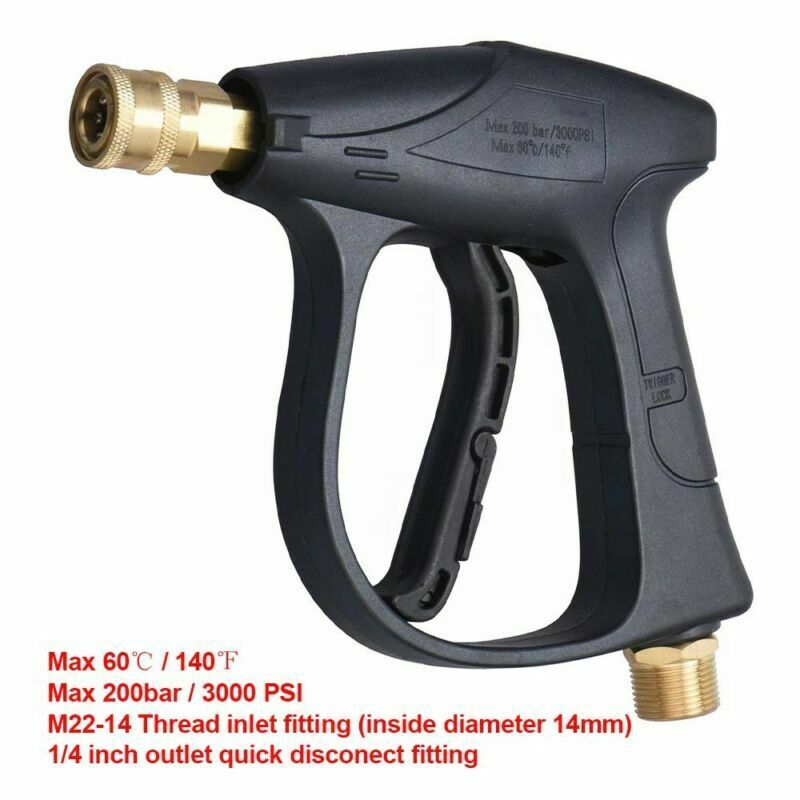 High Pressure Washer Gun For Car Yard Foam Water Spray Power Short Wand High Pressure Washer Gun , Cleaner Gun Car Wash Water Gun for Car Cleaning